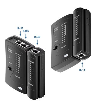 Probador de Cable Red RJ11 RJ45 ISDN LAN