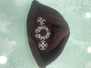 Gorro lana Chrome Hearts marrón