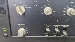UHER VG 850 stereo amplificador