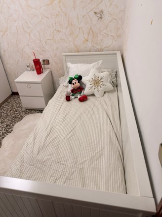 Cama Blanco Madera con 3 Cajones
