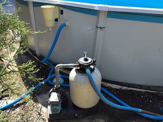 Piscina desmontable metal/plástico