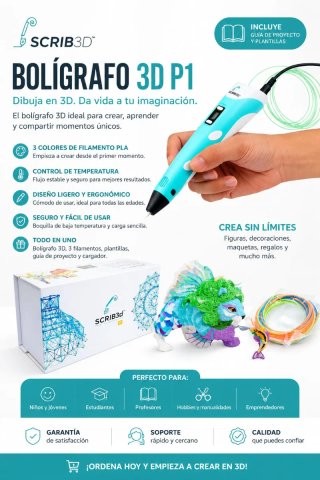 Bolígrafo 3D SCRIB3D P1