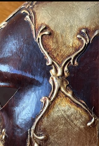 Maschera Veneziana Artigianale Vintage