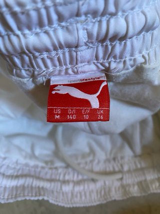 Pantalones cortos niño blancos con diseño