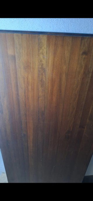Mesa de madera maciza rústica