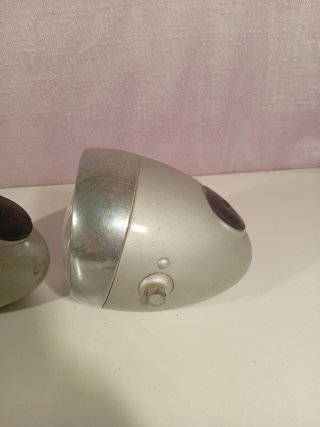 Faros Moto Rinder Mod. 130 Cromados