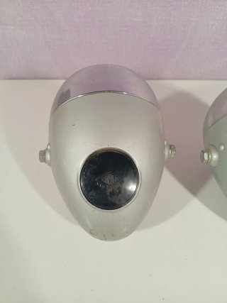 Faros Moto Rinder Mod. 130 Cromados