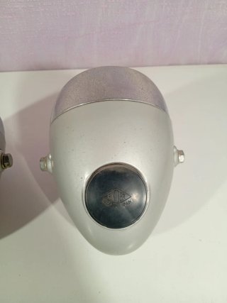 Faros Moto Rinder Mod. 130 Cromados
