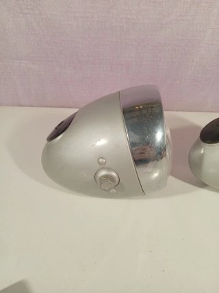 Faros Moto Rinder Mod. 130 Cromados