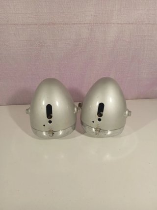 Faros Moto Rinder Mod. 130 Cromados