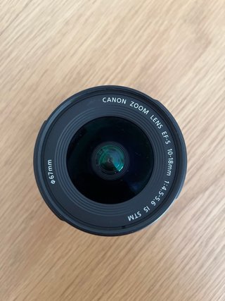 Objetivo Canon 10-18mm