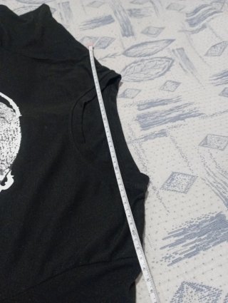 Camiseta de Calavera con Rosas, Talla XL