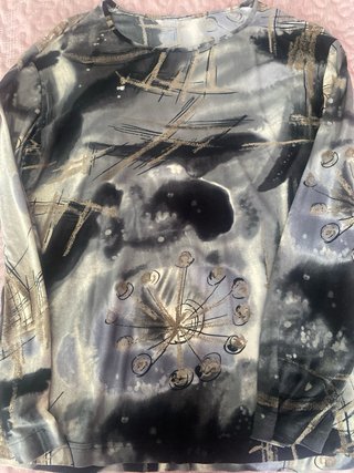 Blusas señora manga larga estampadas