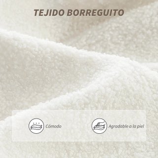 Silla Escritorio Borreguito con Reposapiés