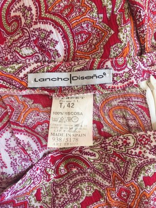 Falda Larga Estampada Bohemia