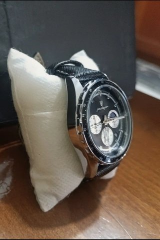 Orologio Uomo Regent Cronografo Quadrante Nero