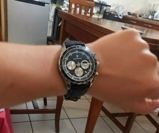 Orologio Uomo Regent Cronografo Quadrante Nero