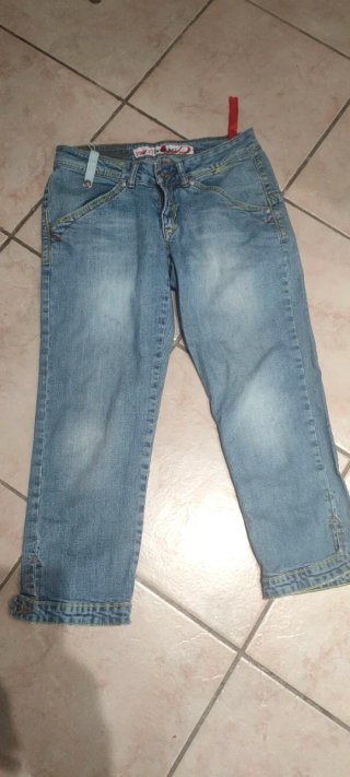 Jeans capri Pinky Vintage donna taglia M