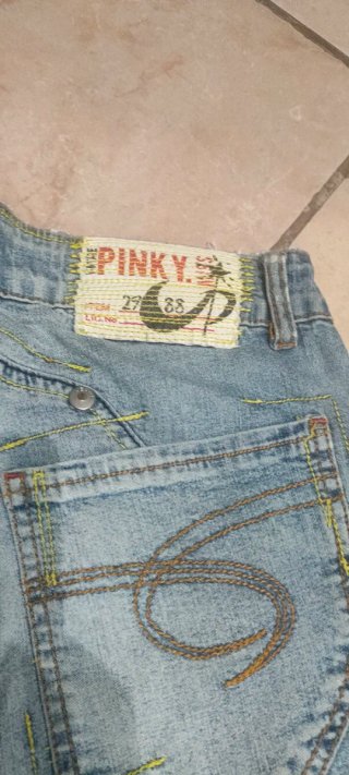 Jeans capri Pinky Vintage donna taglia M