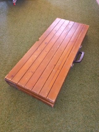 Mesa plegable maleta camping playa