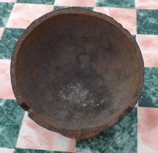 Posacenere artigianale in cocco