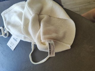 Top punto Zara beige talla L