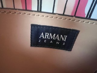Bolso Armani Jeans Beige Mujer