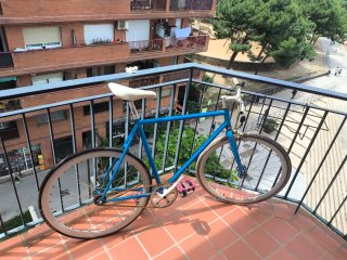 Bicicleta Fixie Azul