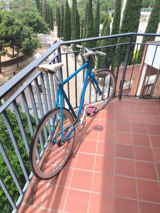 Bicicleta Fixie Azul