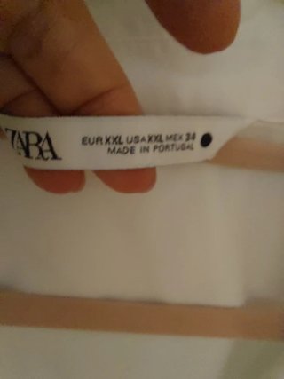Vestido camisero blanco Zara