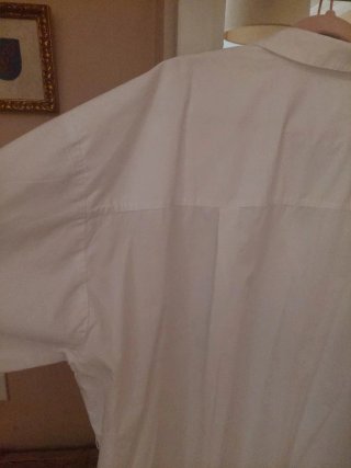 Vestido camisero blanco Zara