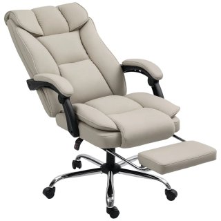 Silla de oficina ergonómica con reposapiés
