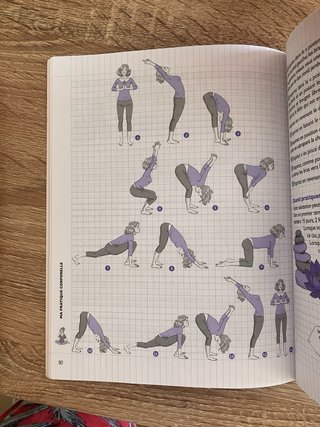 Mon cahier yoga - EN FRANCES