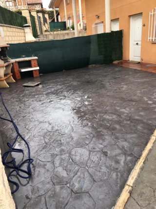 Hormigón impreso para exteriores