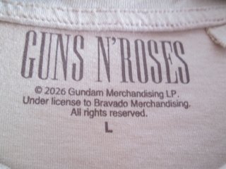CAMISETA BEIGE GUNS N ROSES