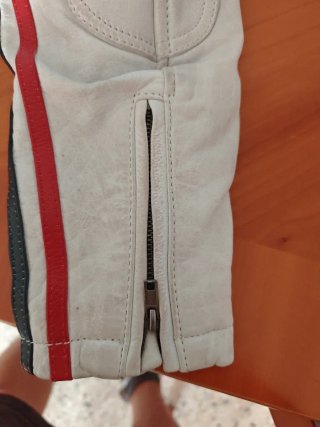 Chaqueta Biker Cuero Talla L, Spirit Motors
