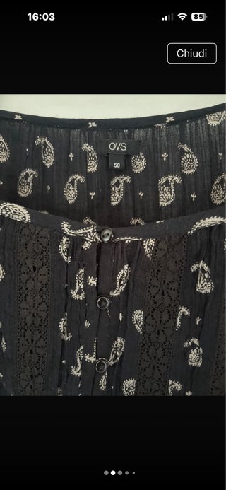 Camicia donna OVS fantasia paisley