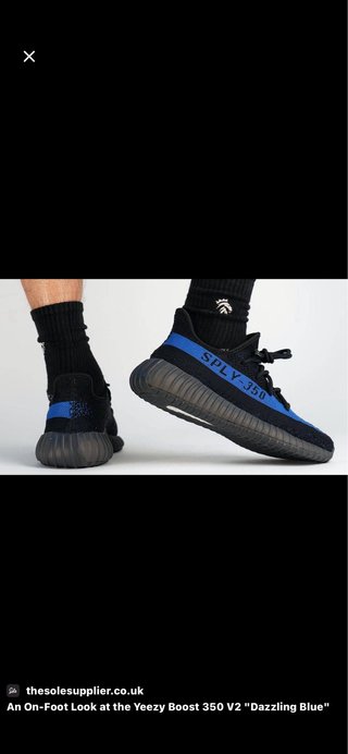 Adidas Yeezy Boost 350 V2 Dazzling Blue