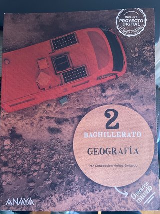 Libro Geografía 2 Bachillerato ANAYA