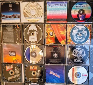 Lote 12 CDs Heavy Metal - Iron Maiden, Kiss, etc