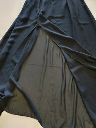 Abito lungo estivo taglia S/M nero