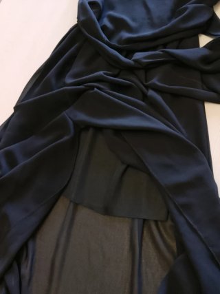 Abito lungo estivo taglia S/M nero