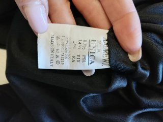 Abito lungo estivo taglia S/M nero