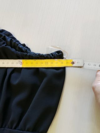 Abito lungo estivo taglia S/M nero