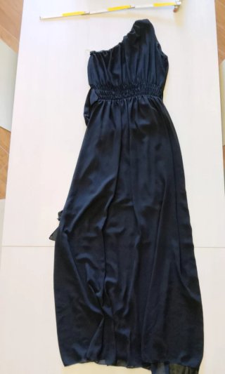 Abito lungo estivo taglia S/M nero