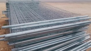Vallas metálicas de obra con posibilidad de transp