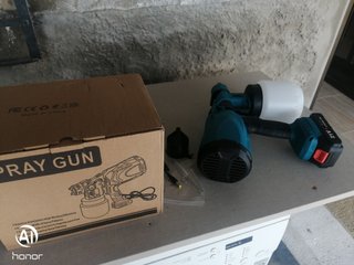Pistola pulverizadora pintura 21V