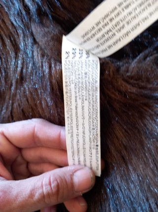 Chaleco pelo sintético Zara Talla M