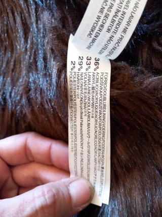 Chaleco pelo sintético Zara Talla M