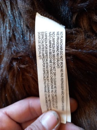 Chaleco pelo sintético Zara Talla M